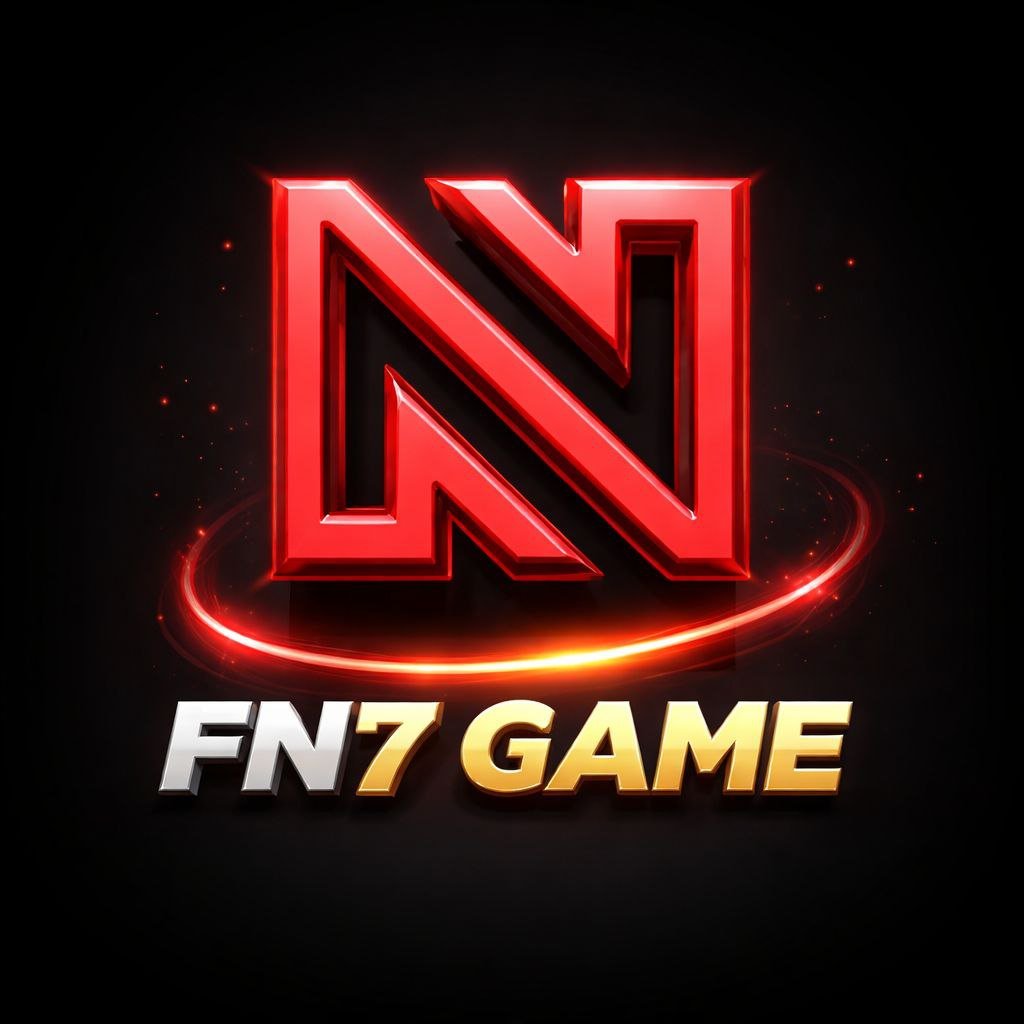 FN7 Game official logo with red N symbol and glowing design on dark background